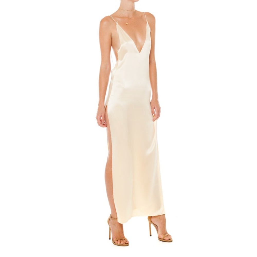 Are you am I Nyissa Dress XS NEW $849 Gold Celebs